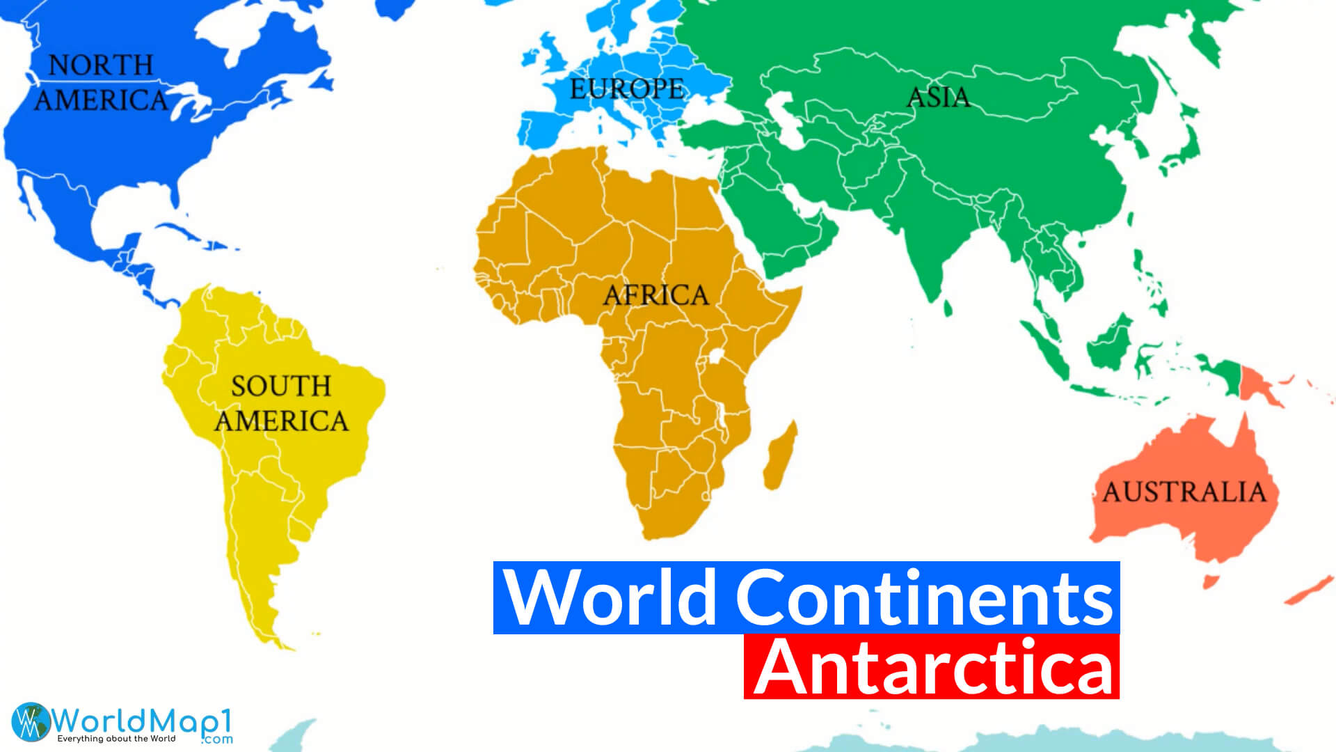 World Continents and Antarctica